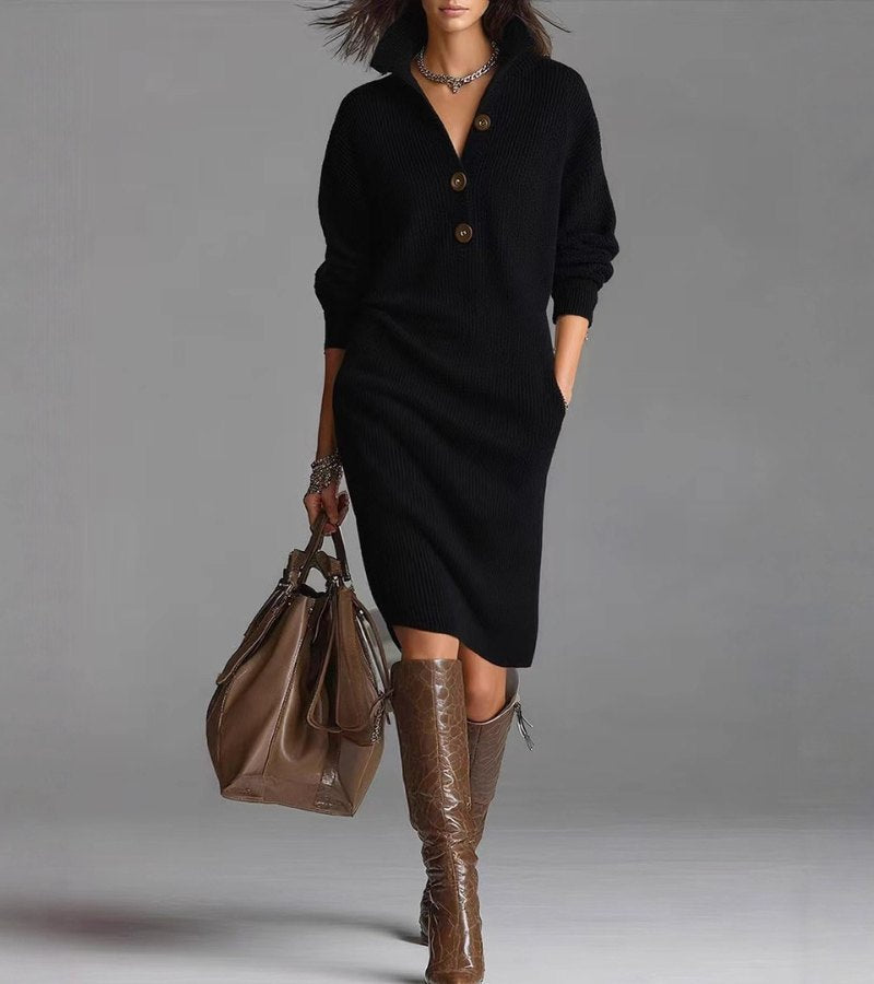 Amelia™ – Cosy Knitted Dress
