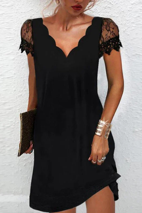 Harriet | Women Lace Sleeve Midi Wedding Guest Dress