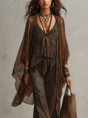 Boho Leopard Luxe 3-Piece Set