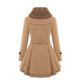 CLAUDIA™ | Vintage Flair Trench Coat