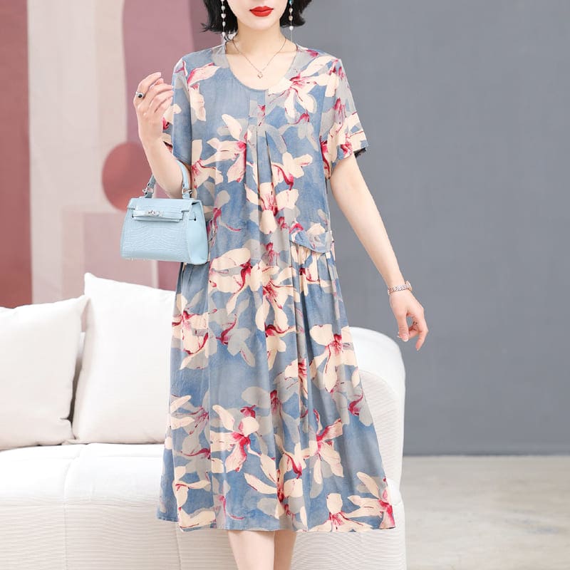 Vestido Etampado Mabel - Conforto e Elegância
