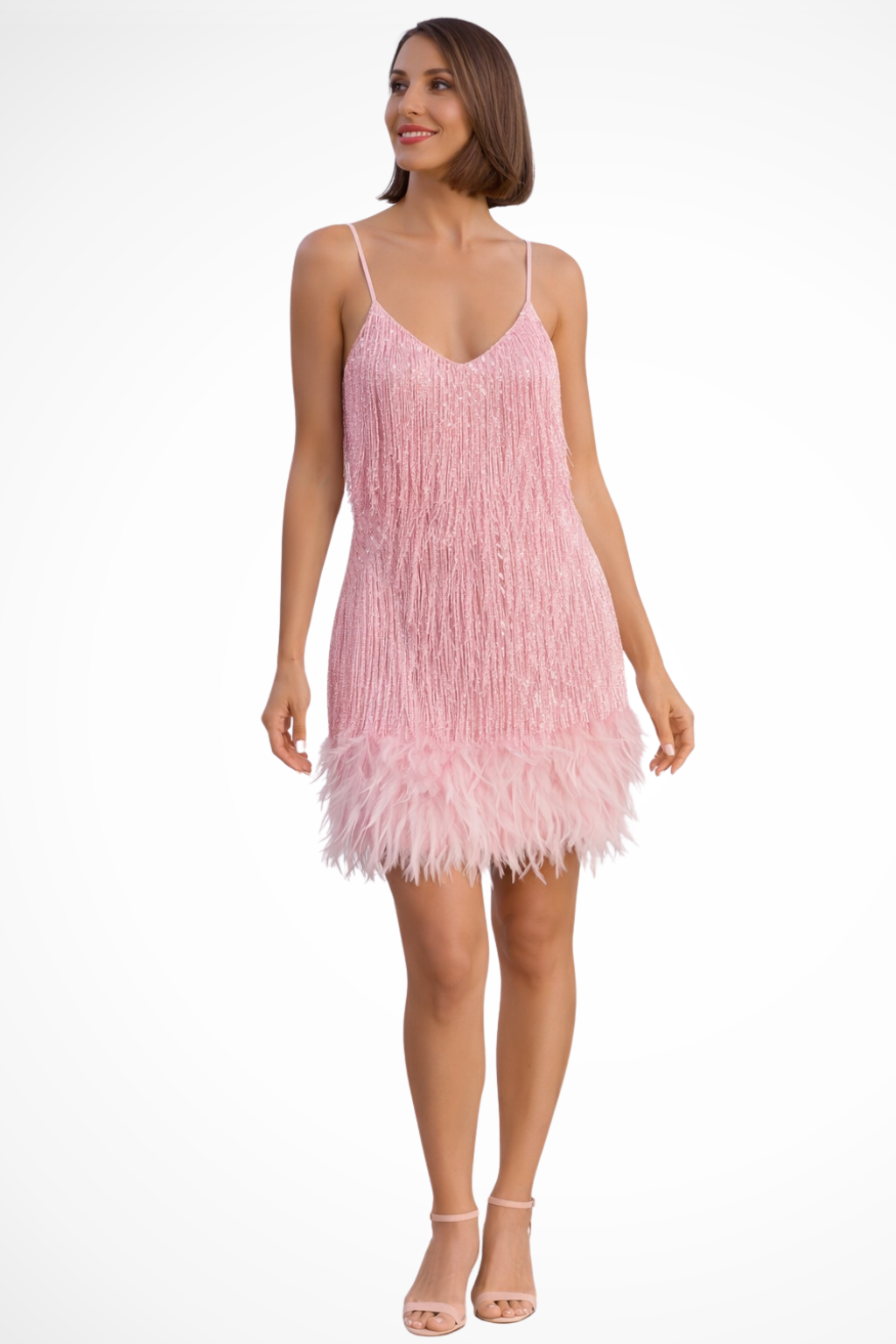 Faelyn | Women’s Fringe Detail Sleeveless Cocktail Dress