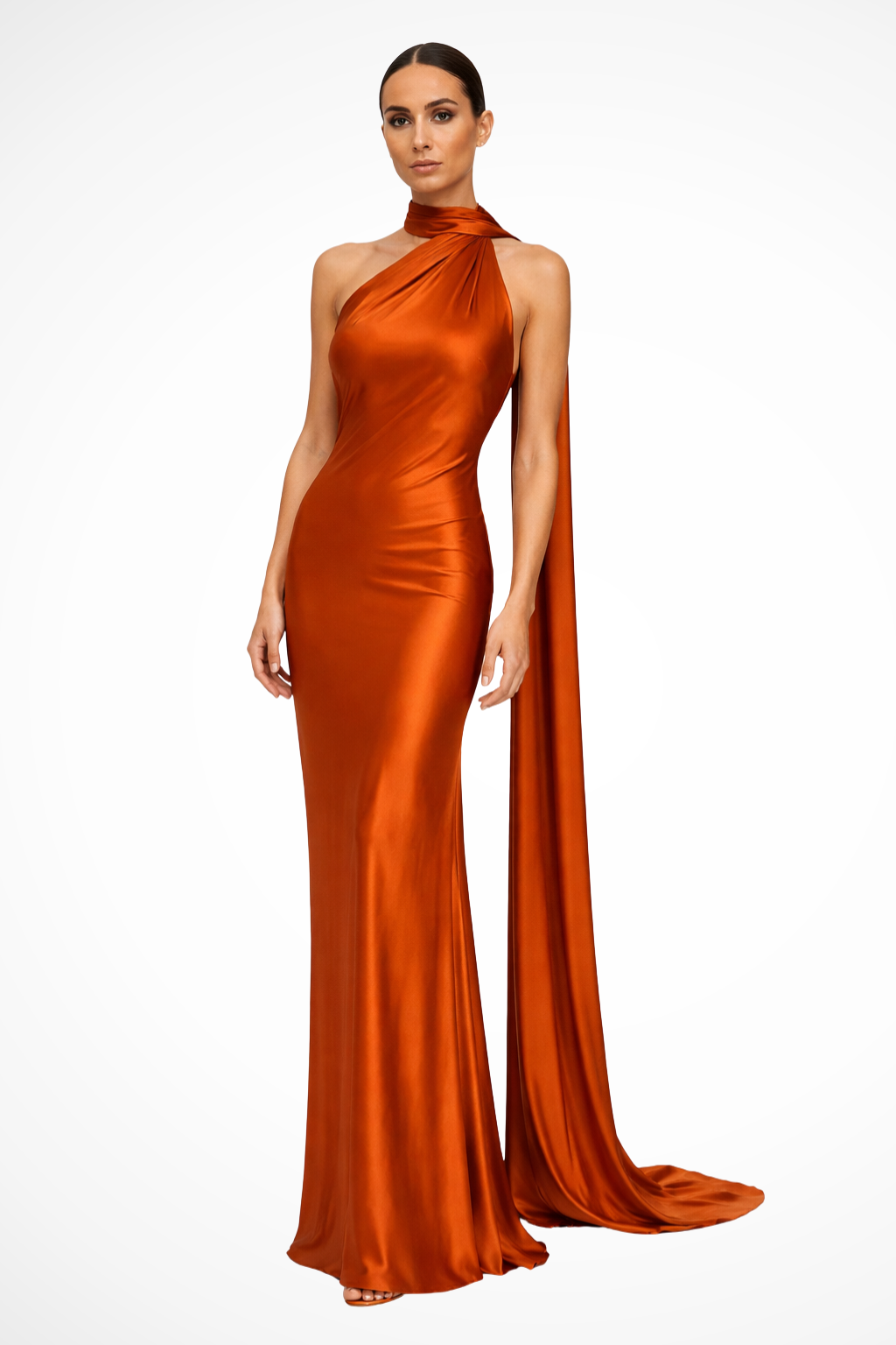 Aurelia | Women Halter Neck Sleeveless Maxi Wedding Guest Dress