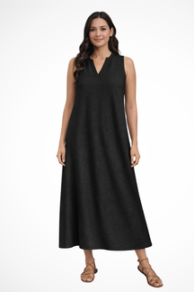 Edith | Women’s Sleeveless V Neck Maxi Summer Dress