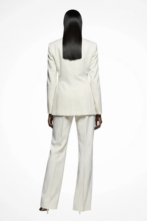 Liora | Women’s Elegant Blazer and Wide Leg Trousers Set
