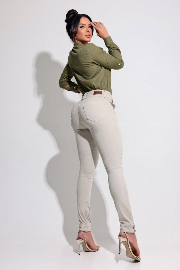 Alice™ Sculpting Skinny Jeans with Hem Detail