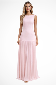 Eline | Women Elegant Pleated Formal Maxi Dress
