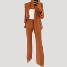 Women’s Smart Tailored Two-Piece Suit Set