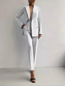 Sophia | Tailored Cigarette Pantsuit