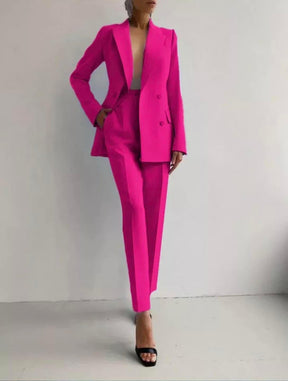 Sophia | Tailored Cigarette Pantsuit