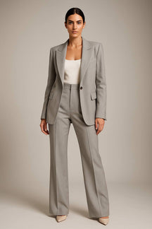 Classic Women's Blazer and Trousers Set