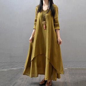 Vestido Longo de Linho Beatriz