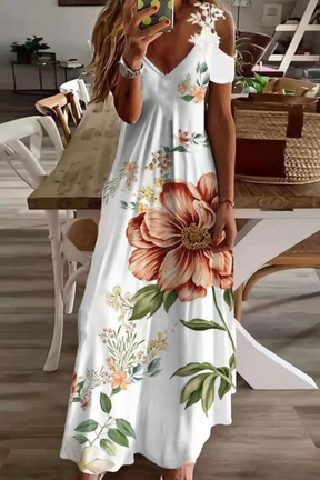 Rosana | Women Floral Sleeveless Summer Maxi Dress