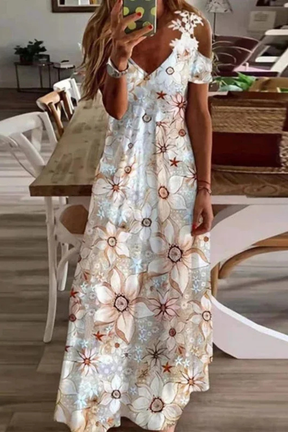 Rosana | Women Floral Sleeveless Summer Maxi Dress