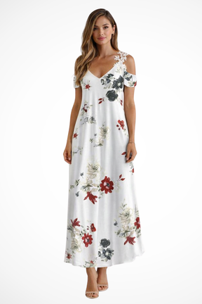 Rosana | Women Floral Sleeveless Summer Maxi Dress