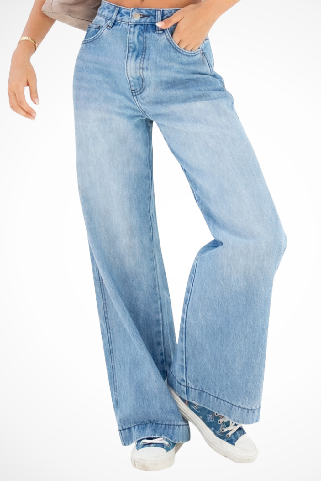Remi | Women Oversized Baggy Wide Leg Denim Jeans
