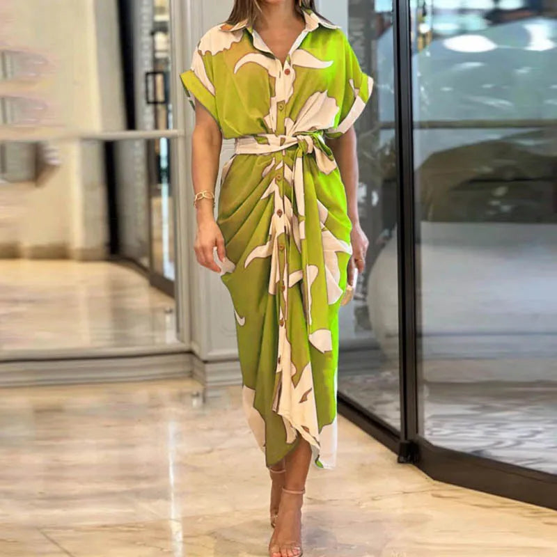 Vestido Midi Floral Lúcia