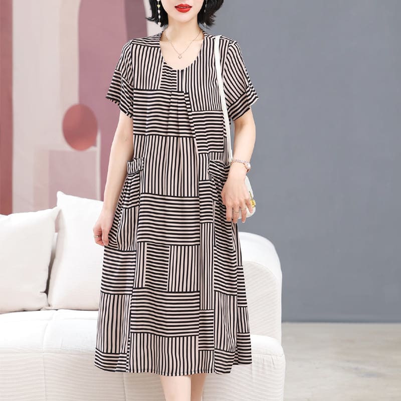 Vestido Etampado Mabel - Conforto e Elegância